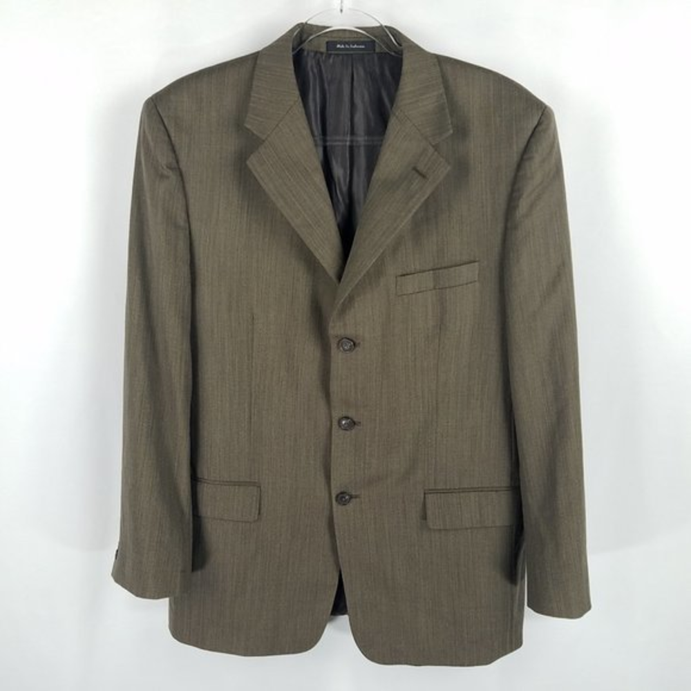 Roberto Villini jacket 100% wool mens 42R‎